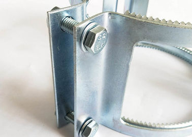 Galvanisierte überzogene Stahlhochleistungsrohrschellen, die Griff-Rohr mit den Zähnen verbinden