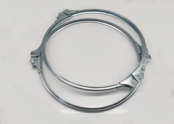 250mm galvanisierter Rohr-Klammern-Schnellkupplungs-Zug Ring With Sealant
