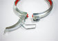 150mm Durchmesser-schnelle Freigabe-Spannband mit Griff für Connnected-Rohr