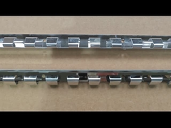 Aufhängeplatte aus Edelstahl für PVC-Streifenvorhänge