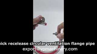 Ringkanalschelle aus Edelstahl 304, Lüftungsrohrschelle