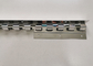 984mm Metall, das Teil-kompletten PVC-Streifen-Vorhang-Kit With Hanging Rail For-Eingang stempelt