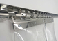 An der Wand befestigter gestempelter Komponenten-Edelstahl-PVC-Streifen-Vorhang Kit Mounting Bracket
