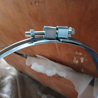 Verstellbare Turbo-V-Band-Klammer Verbindung Flansche Rohr Breitrohr-Klammer Dicke 1,0 mm