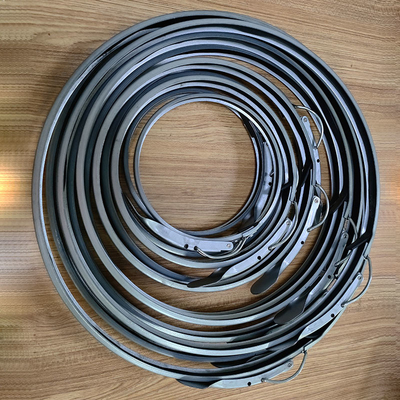 5 Zoll ID Galvanisierte Kanalrollen Klammer Schnellentladung Rohr Klammer Galvanisierter Stahl