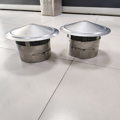 Galvanisierte Runde Kegel Top Schornsteinkappe mit Bildschirm Kamin Abgaskappe anpassen