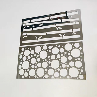 Lasergravur und Schneidmuster für Energie-Haus-Border-Design