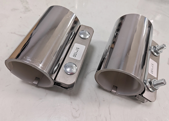 Edelstahl 50x100mm Pneumatikförderrohrkupplung
