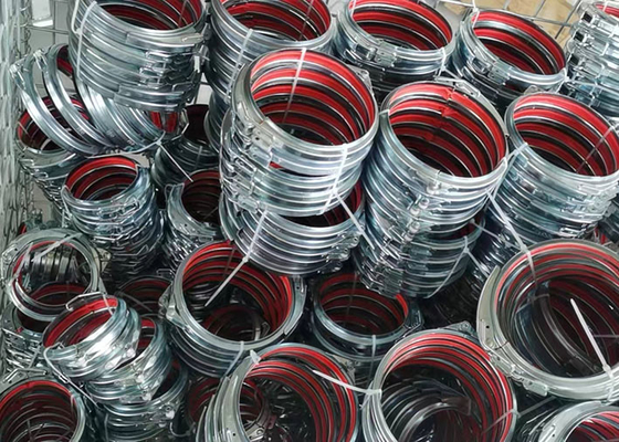 Schnelle Freigabe-langlebiges Gut galvanisierte Rohr-Klammern, nahtlose galvanisierte Stahlrohrschellen