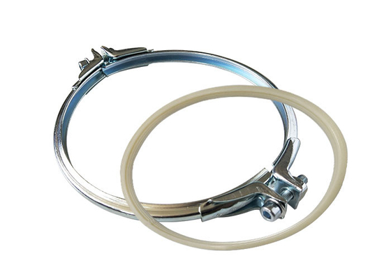 Galvanisierte Stahlhochleistungsrohrschellen mit Silicone-/EPDMDichtungsring