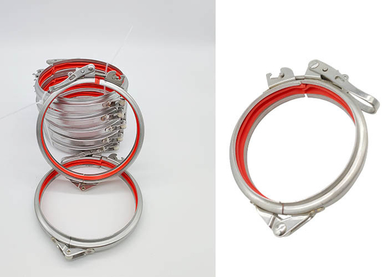 Schnelle Freigabe-Bohrrohrklemme-Edelstahl Soems 100mm/Kohlenstoffstahl mit Dichtung