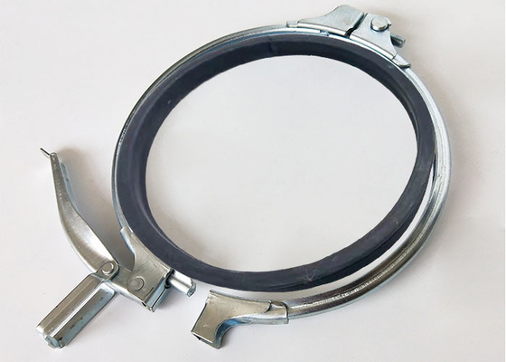 Lufteinlass-Belüftung 150 Millimeters Stärkegummisiegelring der schnelle Freigabe-Rohr-Klammern-2.0mm