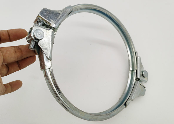 150 mm runde V-Nut-Klemme aus Kohlenstoffstahl mit unabhängiger Dichtungsringschraube