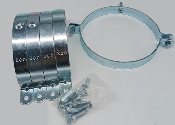 200 mm runder, geteilter Rohrschellen-Hängebügel für Industrie, 2,5 mm Dicke