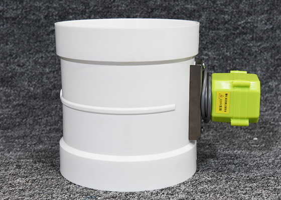 24-V-HVAC-Zonensteuerungsdämpfer, PVC, motorisiert mit abgedichteter Klingendichtung 4 nm