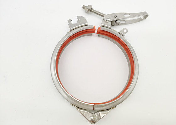 1.0mm Dicke Ss304 Schnellentladung Rohr Klammer 10 Zoll mit Dichtungsring