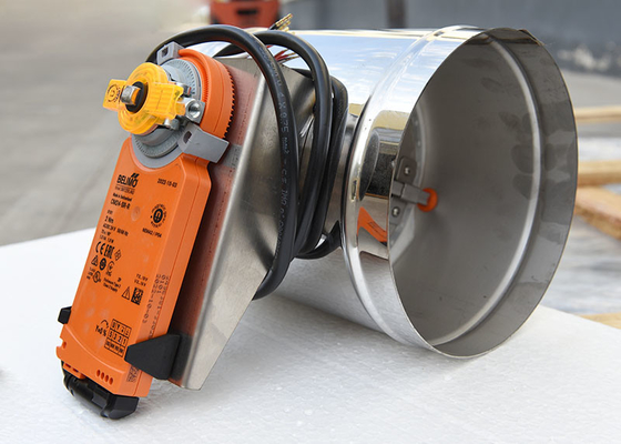 150mm Rohr-Zonen-Dämpfer-Steuerluft-Volumen Matel automatisch mit Silikon-Dichtungsring