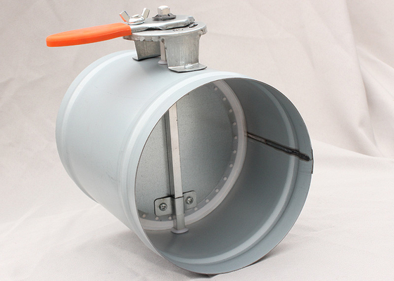 150mm galvanisierte Stahlhvac-Zonen-Dämpfer-manuelle Operationskontrollblatt-Aktion