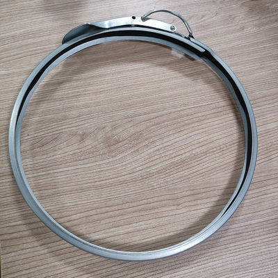 5 Zoll ID Galvanisierte Kanalrollen Klammer Schnellentladung Rohr Klammer Galvanisierter Stahl