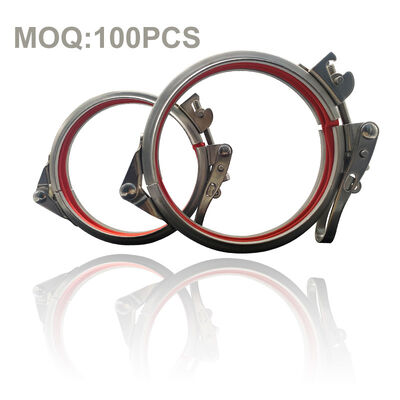 Schnellverschluss-Rohrschelle Schnellverschluss-Kanal Edelstahl 304 Clips Hebelverschluss-Ringklemme